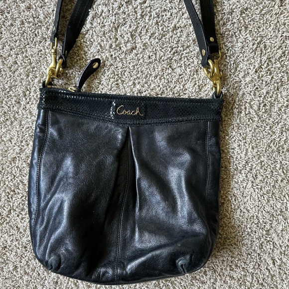 Coach Ashley Leather Hippie Crossbody Bag - Picture 2 of 9